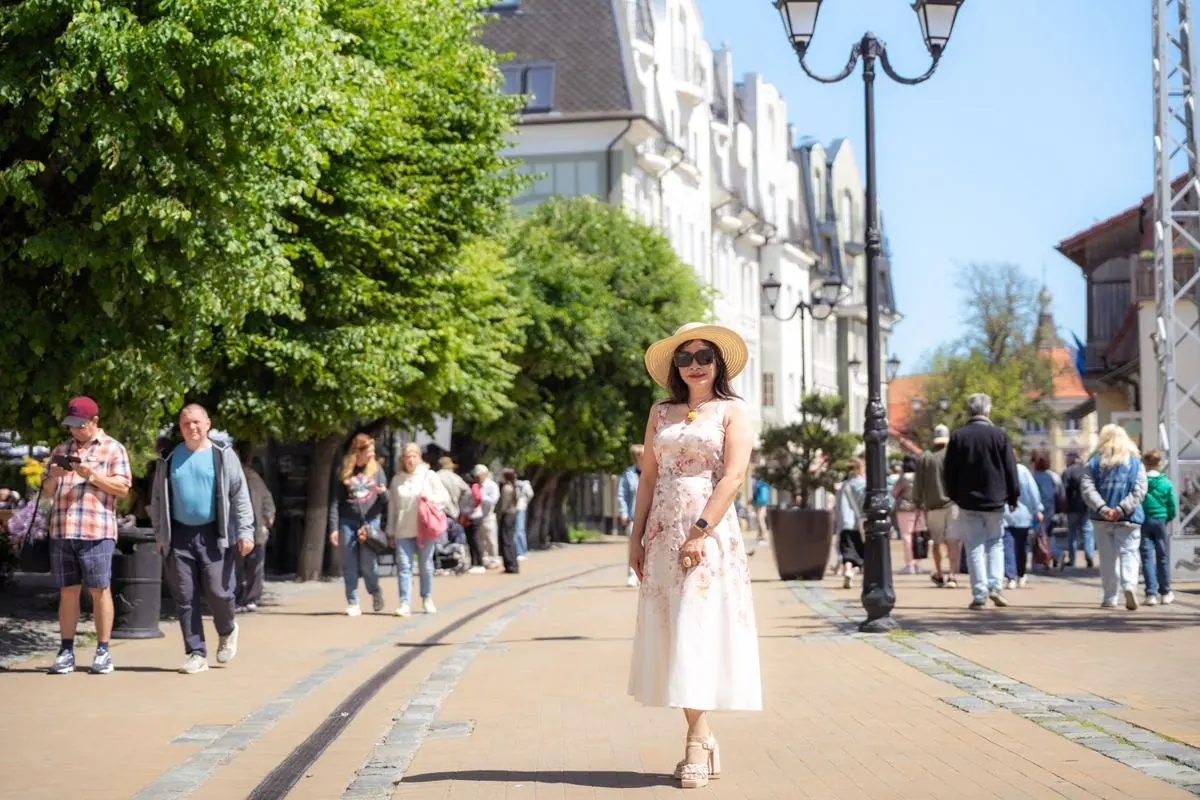 Phố cổ Kaliningrad mùa hè